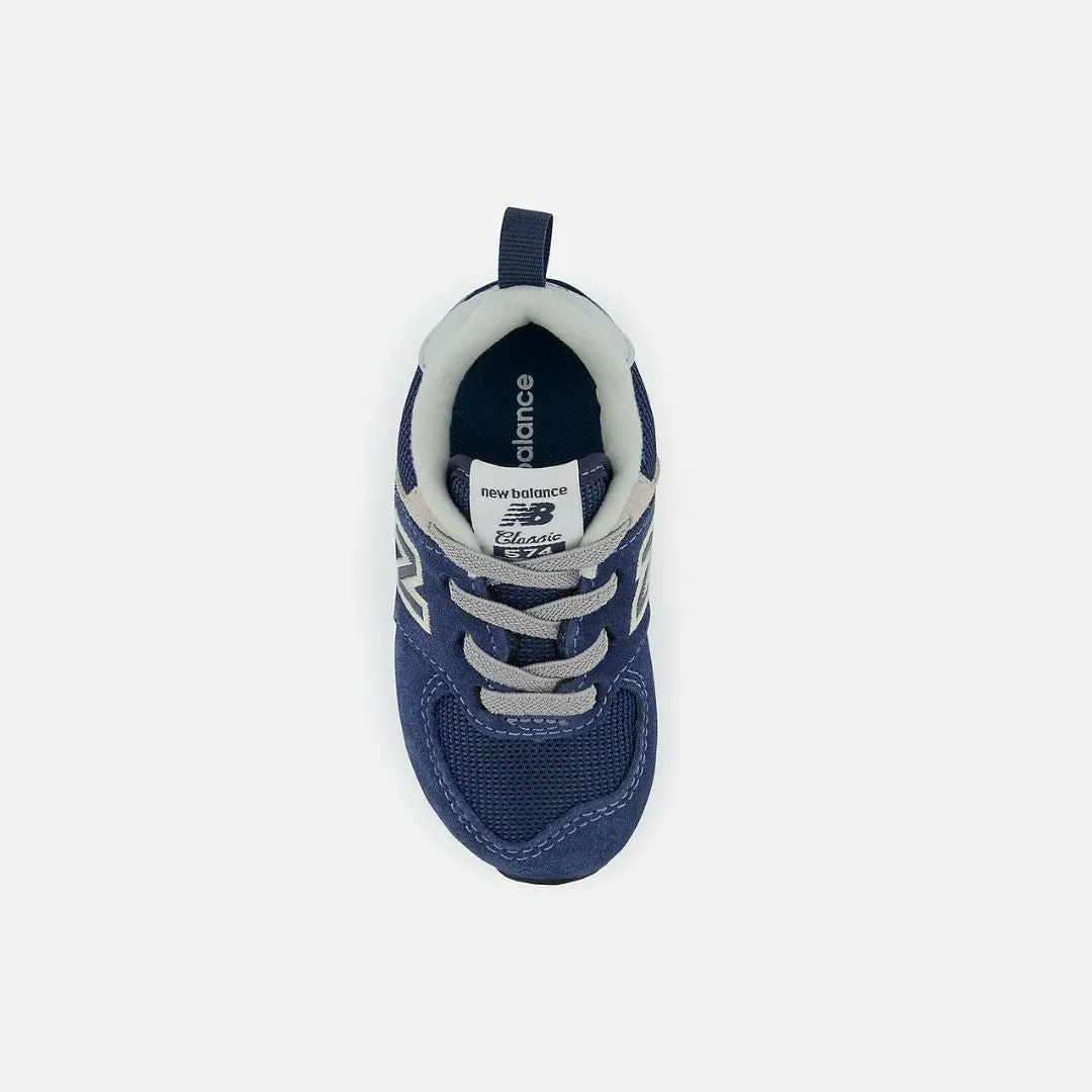 574 Core Bungee Sneaker (Navy + White)