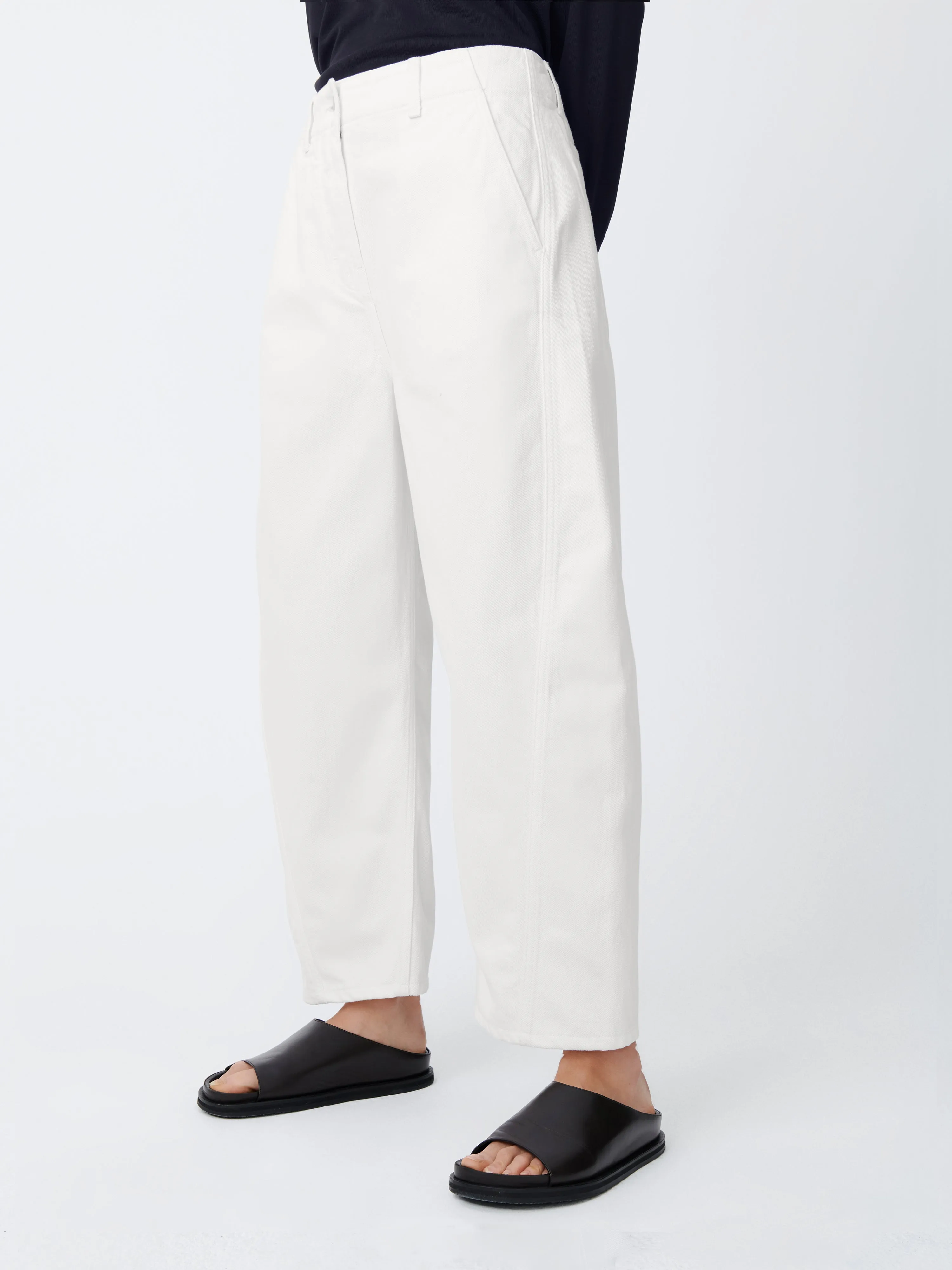 Akerman Denim Pant in Parchment