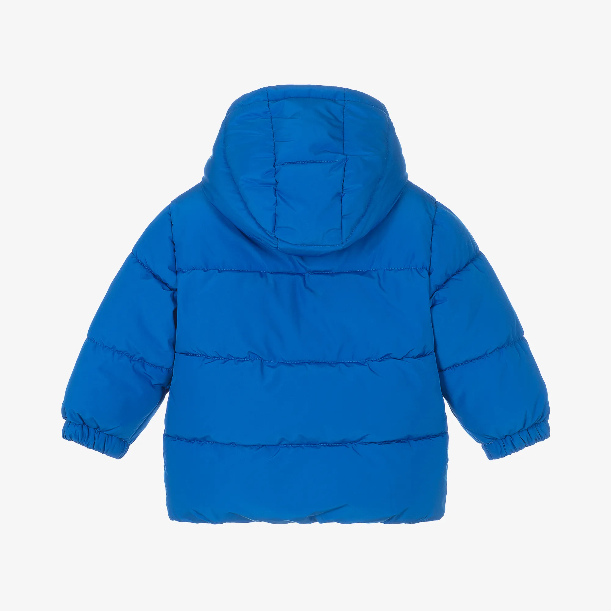 Baby Boys Blue Hooded Puffer Coat