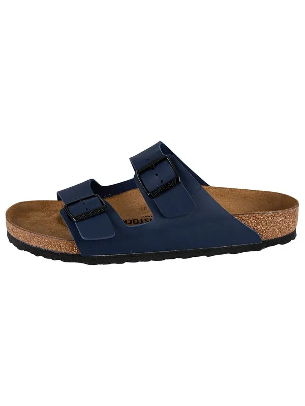 Birkenstock Arizona Birko-Flor Nubuck Sandals - Blue