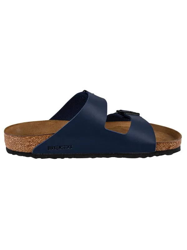 Birkenstock Arizona Birko-Flor Nubuck Sandals - Blue