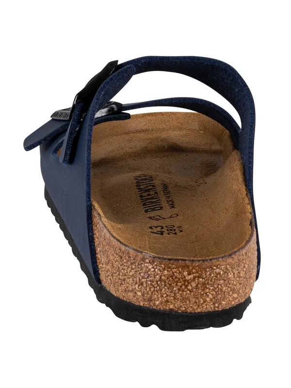 Birkenstock Arizona Birko-Flor Nubuck Sandals - Blue