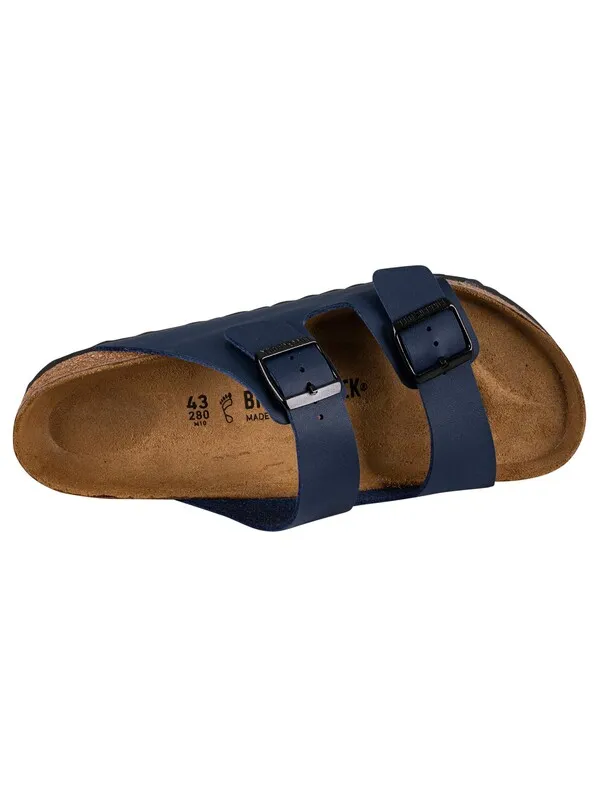 Birkenstock Arizona Birko-Flor Nubuck Sandals - Blue