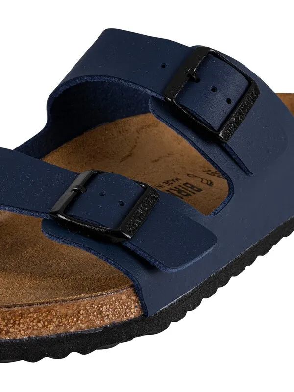 Birkenstock Arizona Birko-Flor Nubuck Sandals - Blue