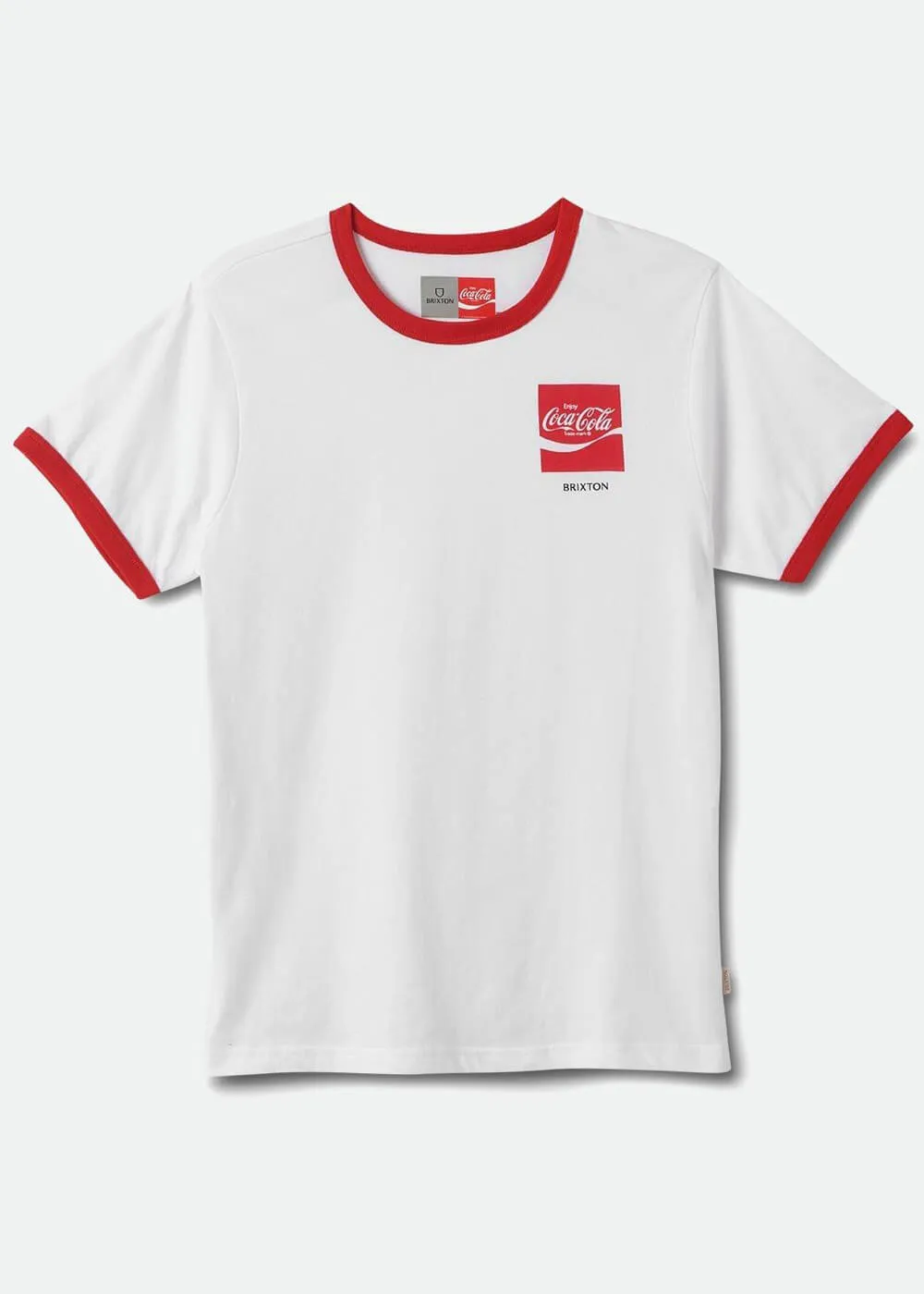 Brixton x Coca Cola Women's Good Day Ringer T-Shirt White