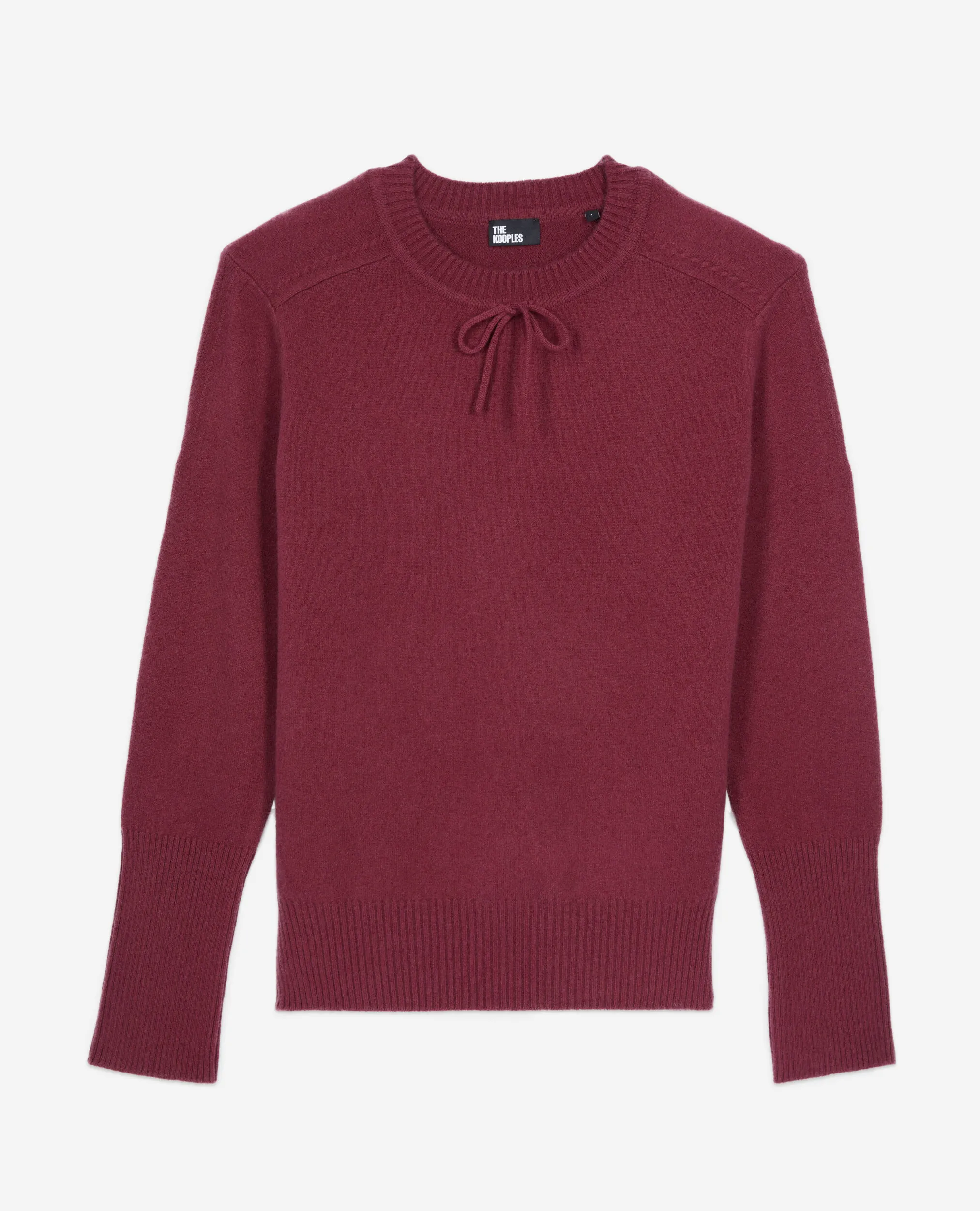 Burgundy cashmere sweater