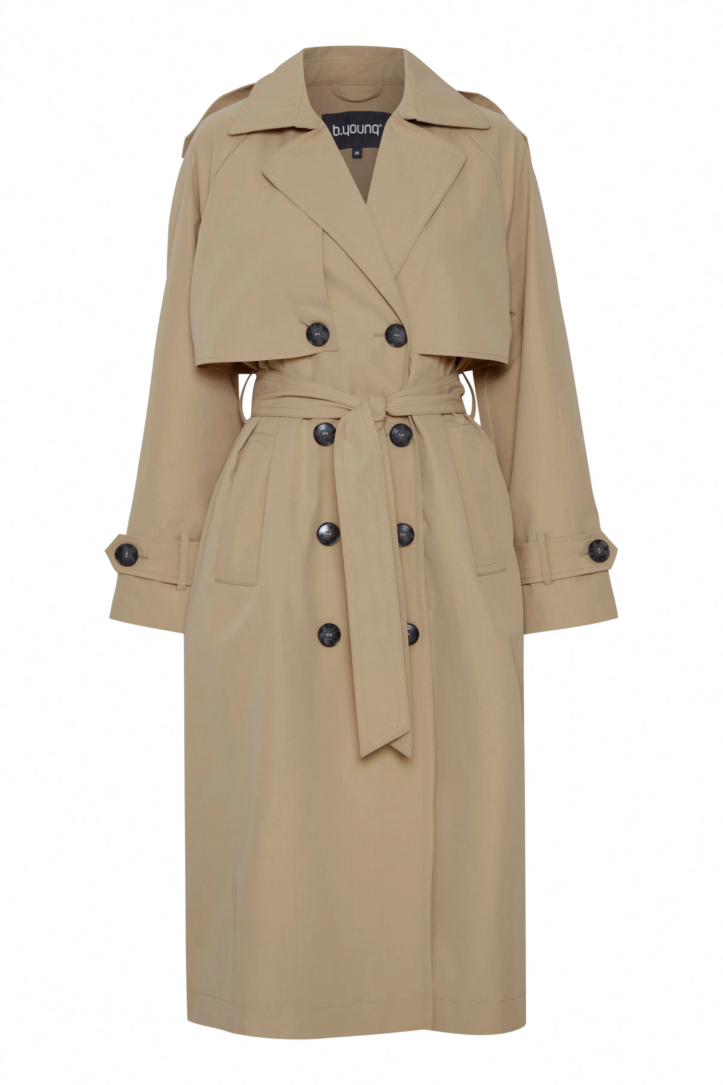 b.young Charlee Trench Coat PREMIUM BRAND