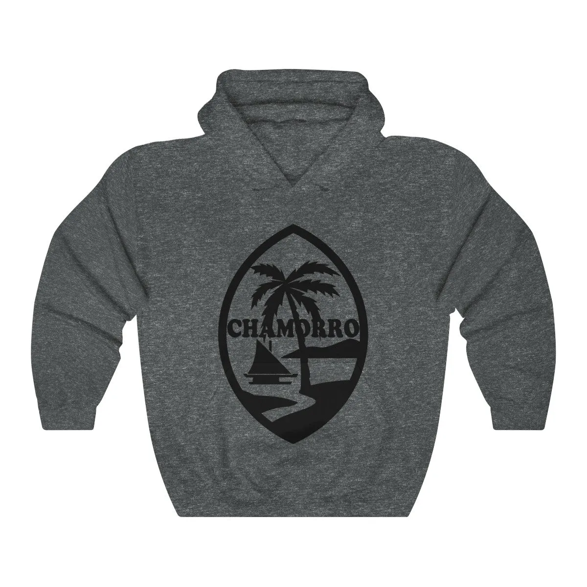 Chamorro Black Palms Unisex Heavy Blend Hooded Sweatshirt