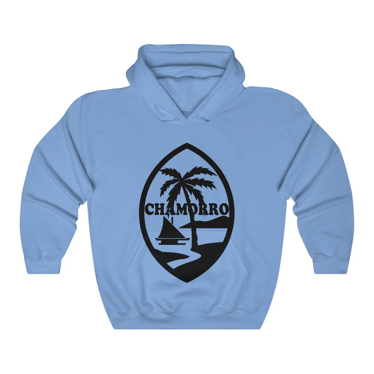 Chamorro Black Palms Unisex Heavy Blend Hooded Sweatshirt