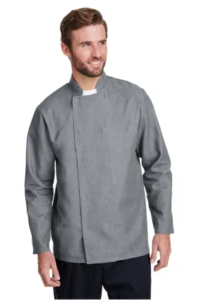 Chef's Grey Denim Long Sleeve Coat