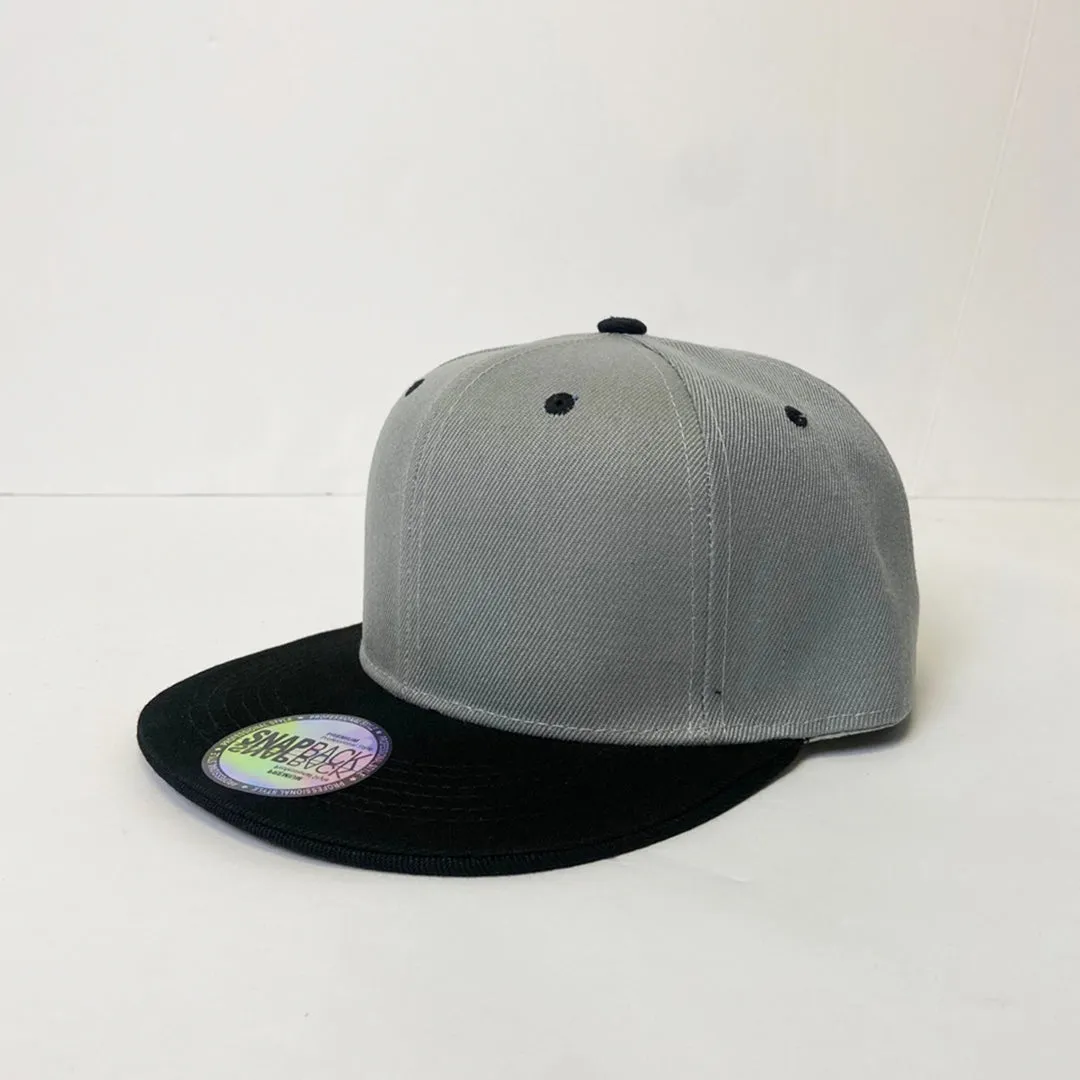 Classic 5 Panel Snapback Two Tone Hat