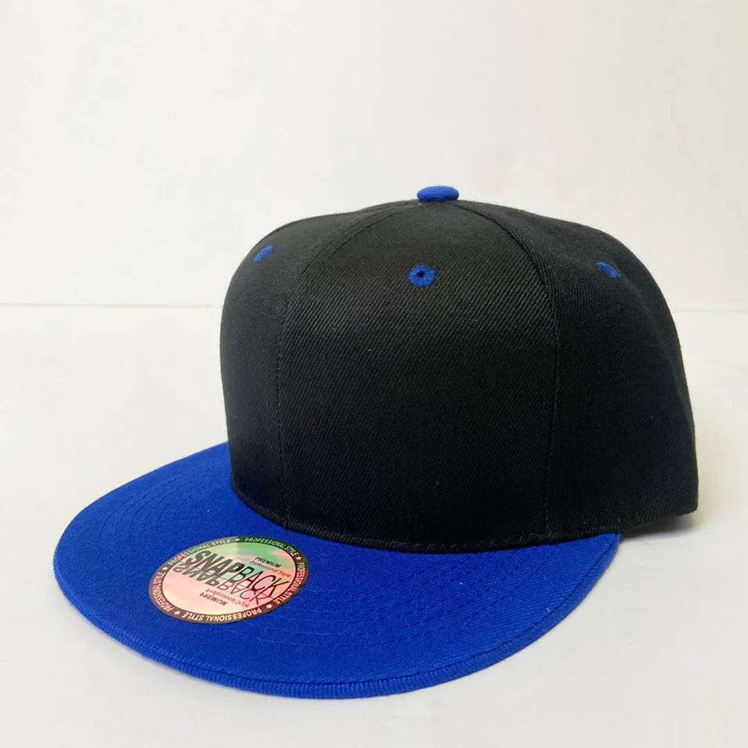 Classic 5 Panel Snapback Two Tone Hat