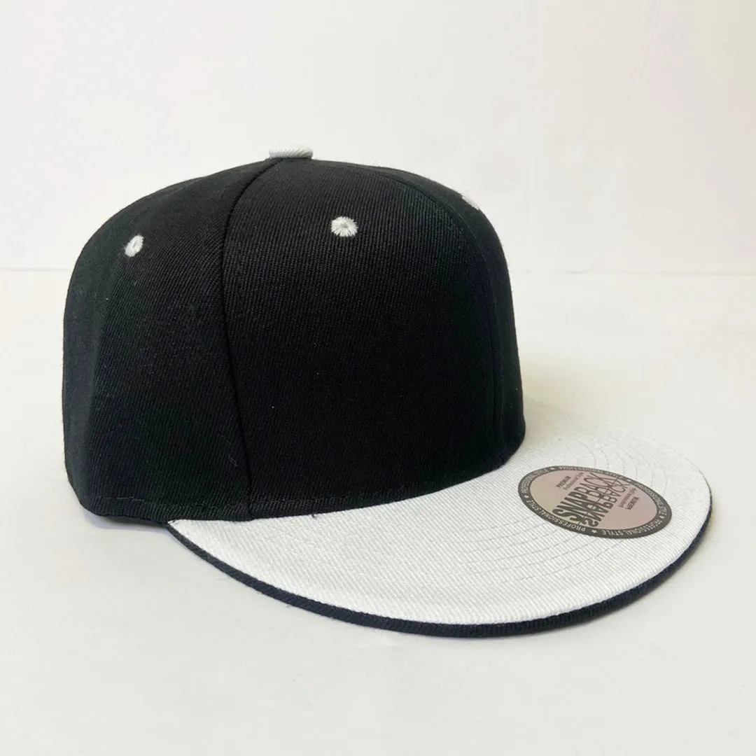 Classic 5 Panel Snapback Two Tone Hat