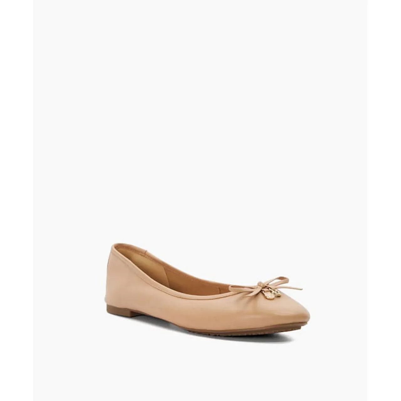 DUNE LONDON Hallo Charm-Detail Ballet Flats - Pink