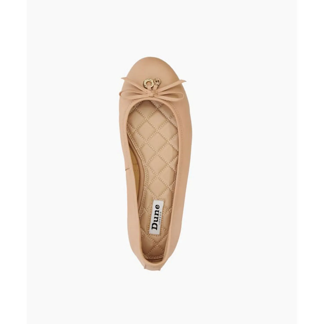 DUNE LONDON Hallo Charm-Detail Ballet Flats - Pink