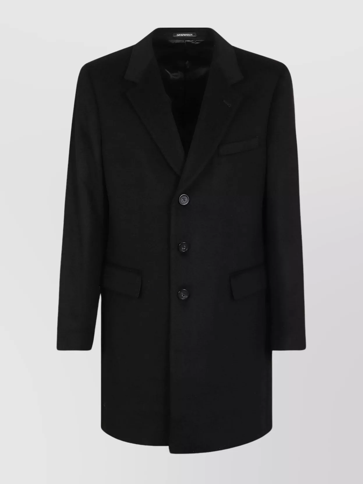 Emporio Armani   Cashmere coat pointed lapels