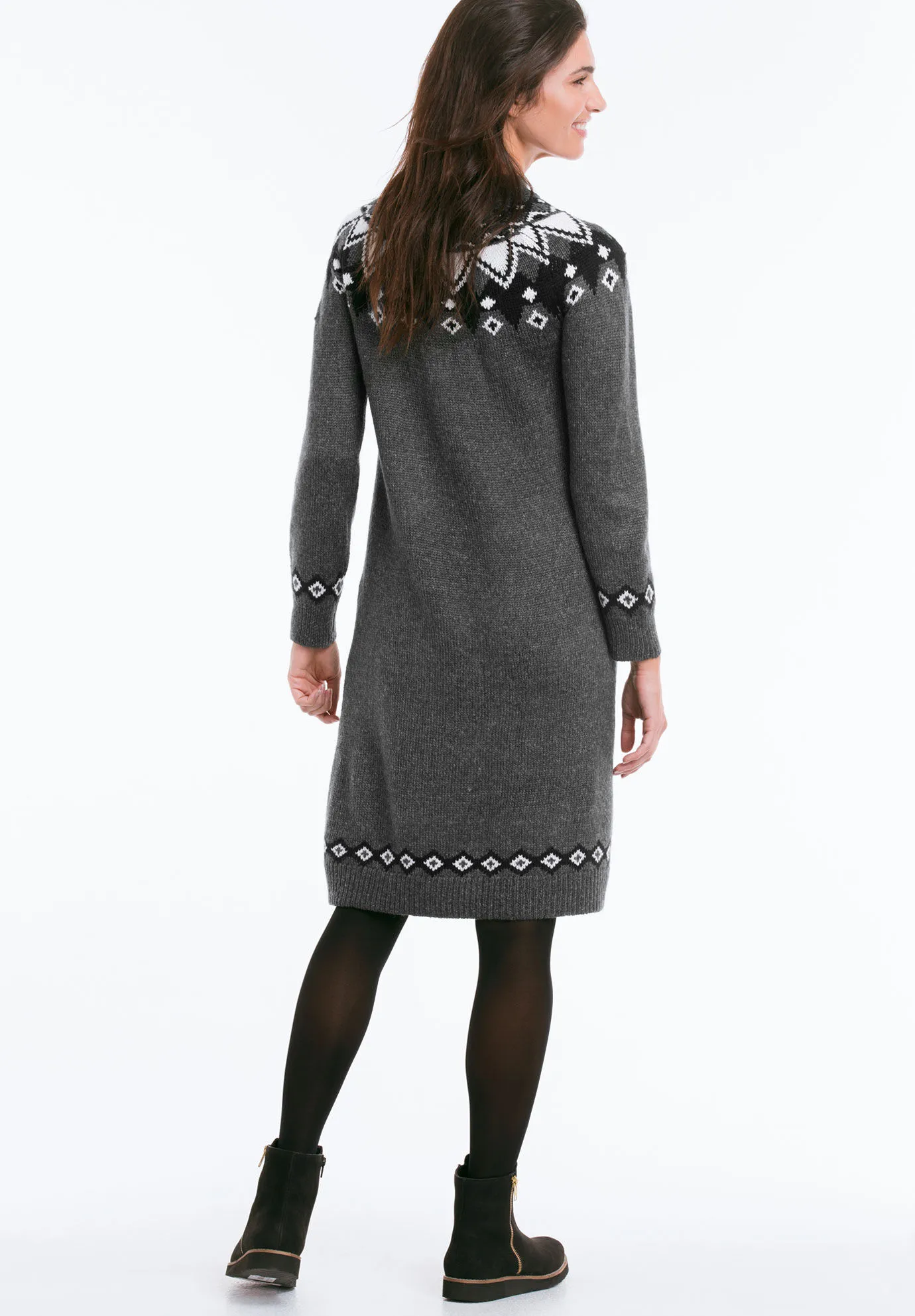 Fair Isle Sweater Dress