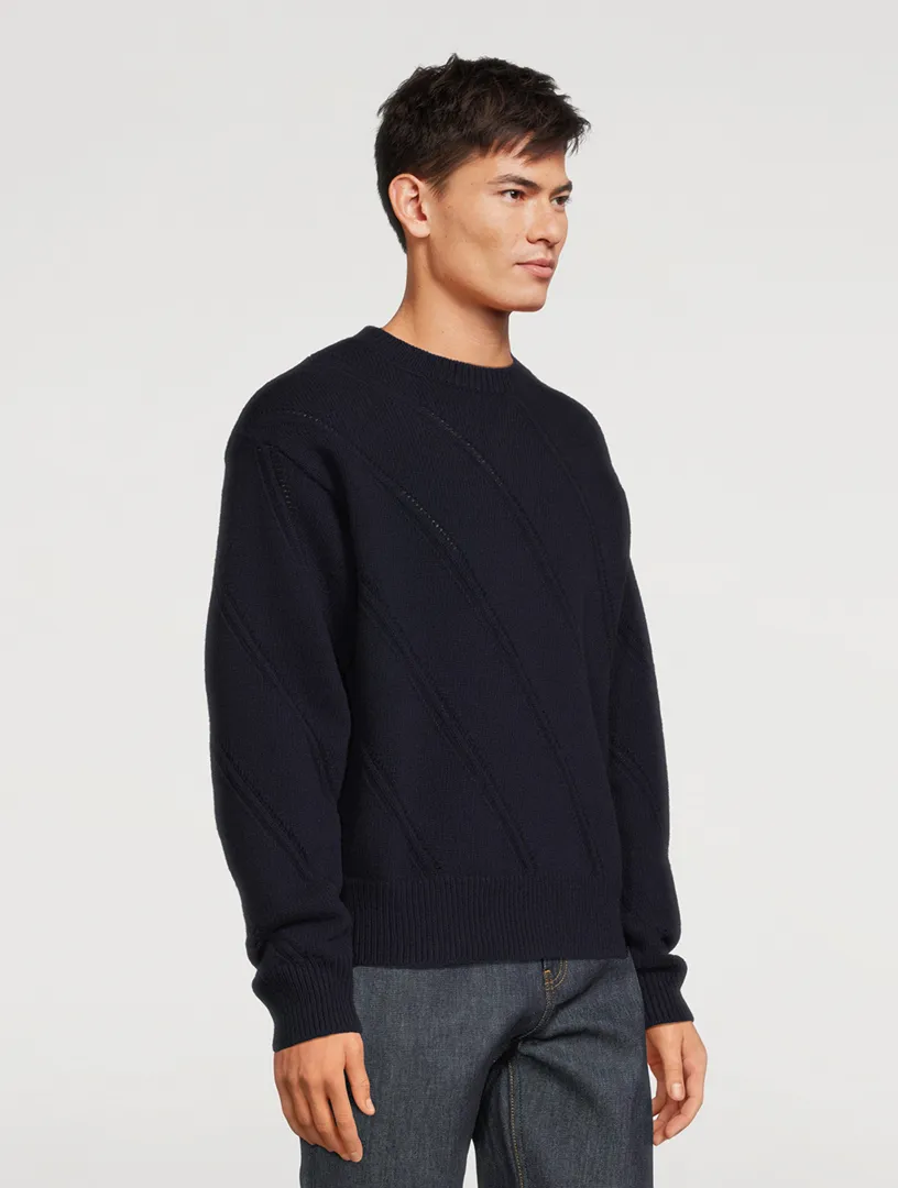 FERRAGAMO Wool Crewneck Sweater