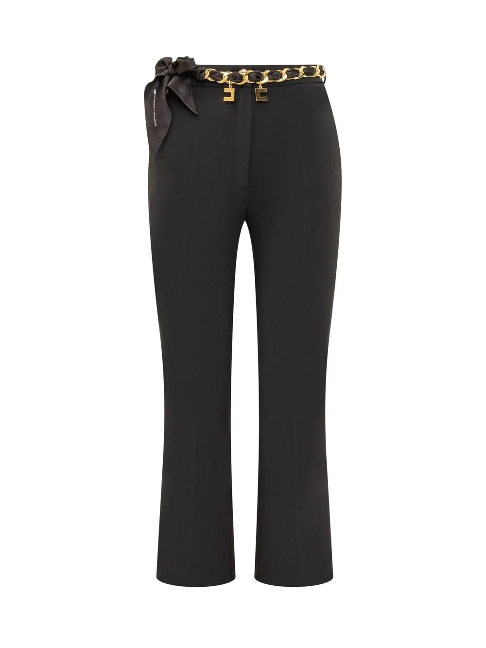 Flared Trousers with Chain and Charms