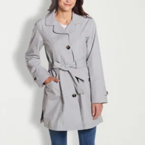 Gallery Womens Belted Midweight Trench Coat