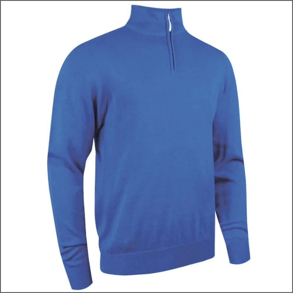 Glenmuir Devon Zip Neck  Cotton Sweater//