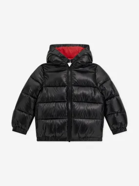 Guess Boys Hooded Padded Jacket in Black