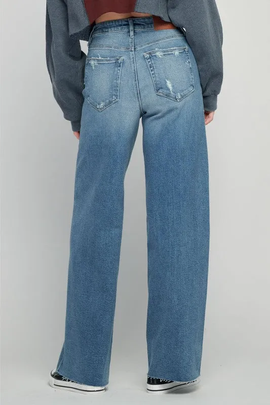 Hidden Nori High Rise Wide Leg Jeans