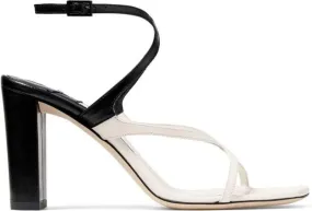 Jimmy Choo Azie 85mm two-tone sandals Black