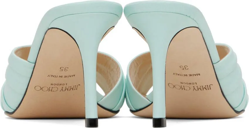 Jimmy Choo Blue Basil 75 Heeled Sandals