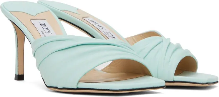 Jimmy Choo Blue Basil 75 Heeled Sandals