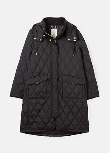 Joules Chatsworth Quilted Diamond Coat | Kaleidoscope