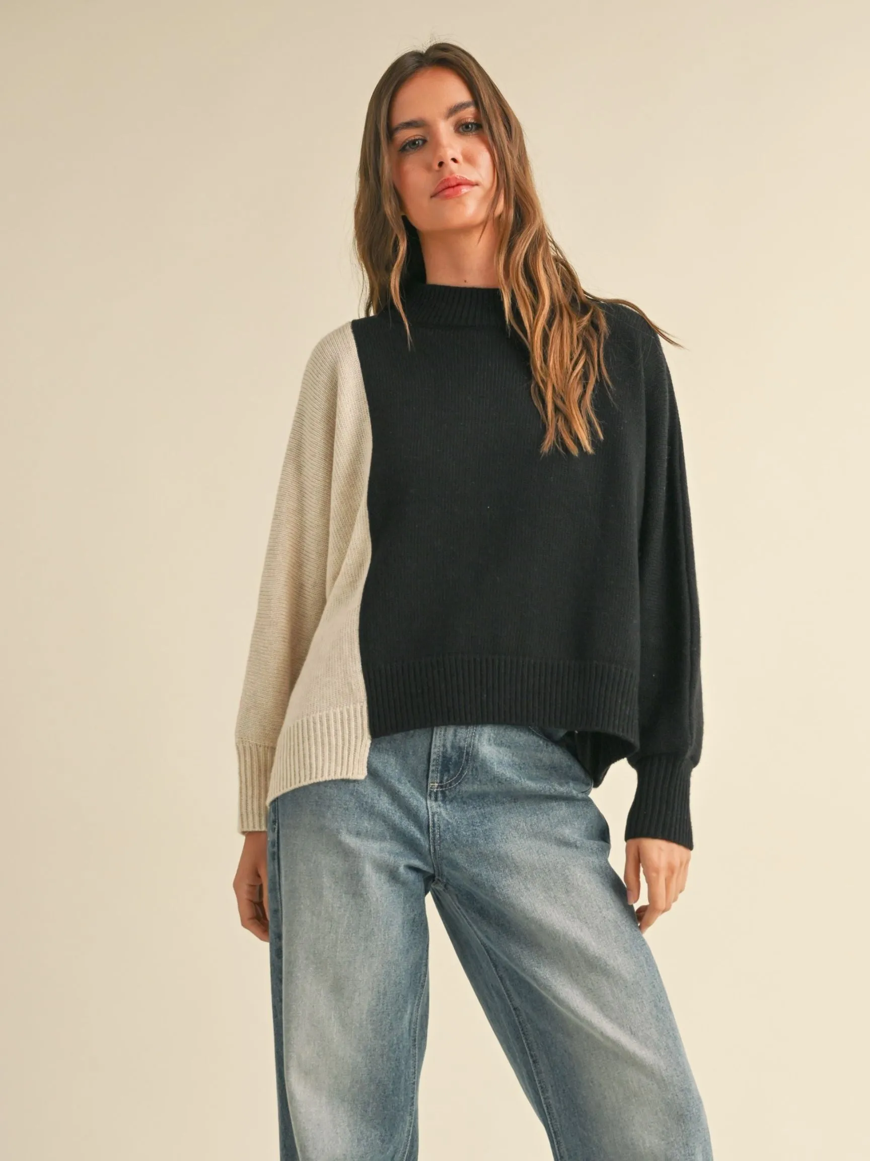 Kathryn Color Block Sweater