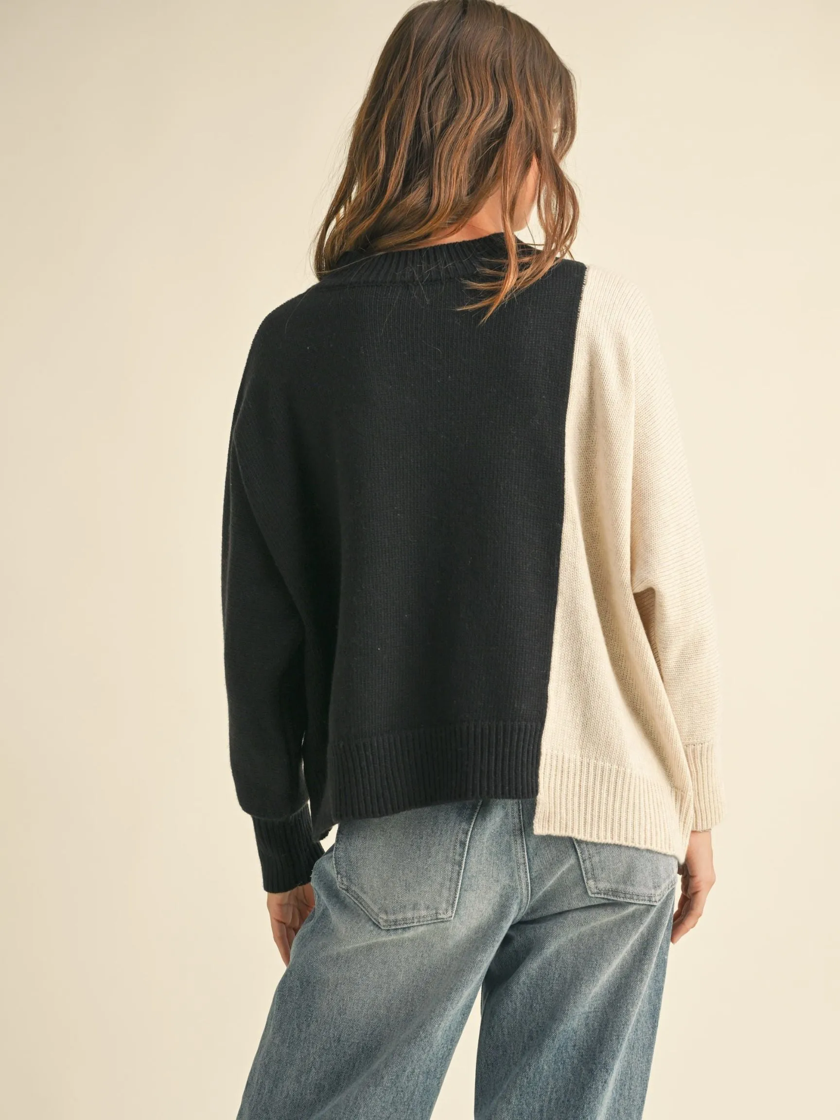 Kathryn Color Block Sweater