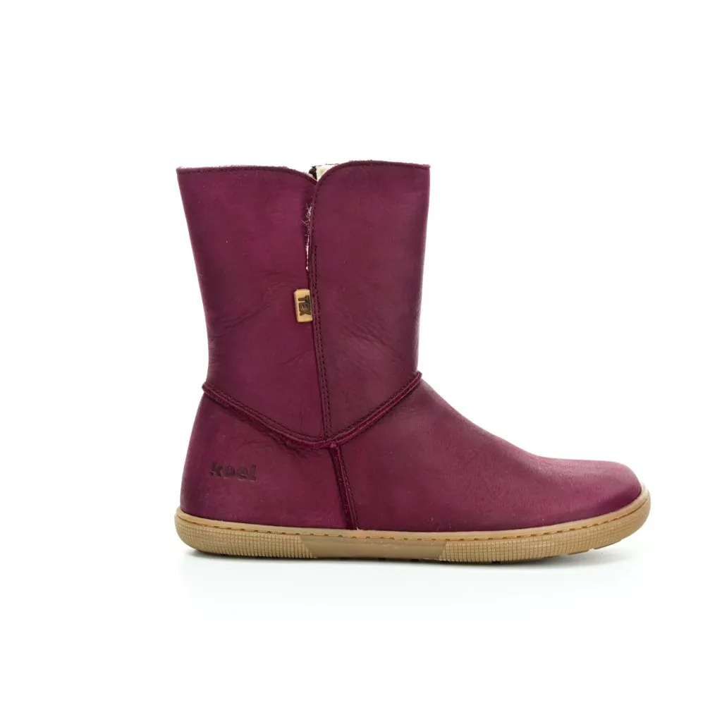 Koel4kids Dina Hydro Warm Bordeaux 08T010.232-260 barefoot boots