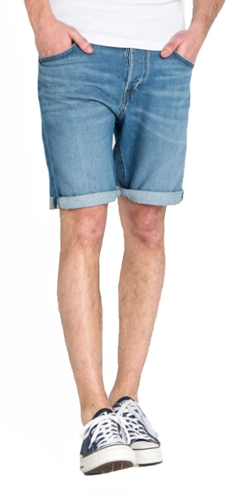 Lee 5 Pocket Denim Shorts Flick Mid