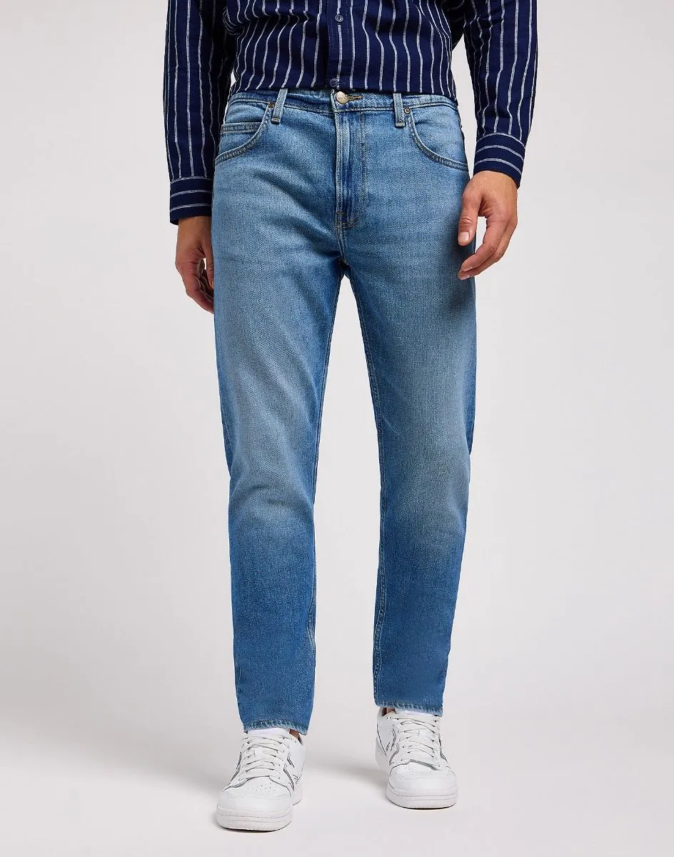 Lee Rider Regular Slim Denim Stretch Jeans Worn In Travis