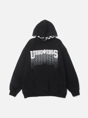 Letter Checkerboard Gradient Hoodie