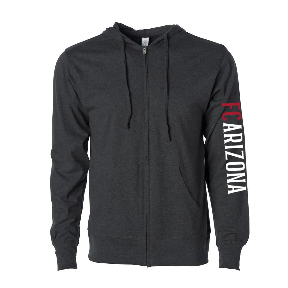 LIGHTWEIGHT JERSEY ZIP HOODIE