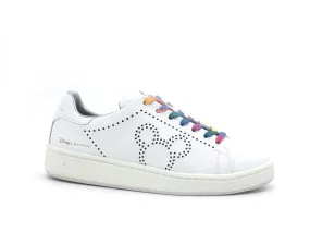 MOA Master Of Arts Disney Sneaker Perforated Mickey Mouse White MD632