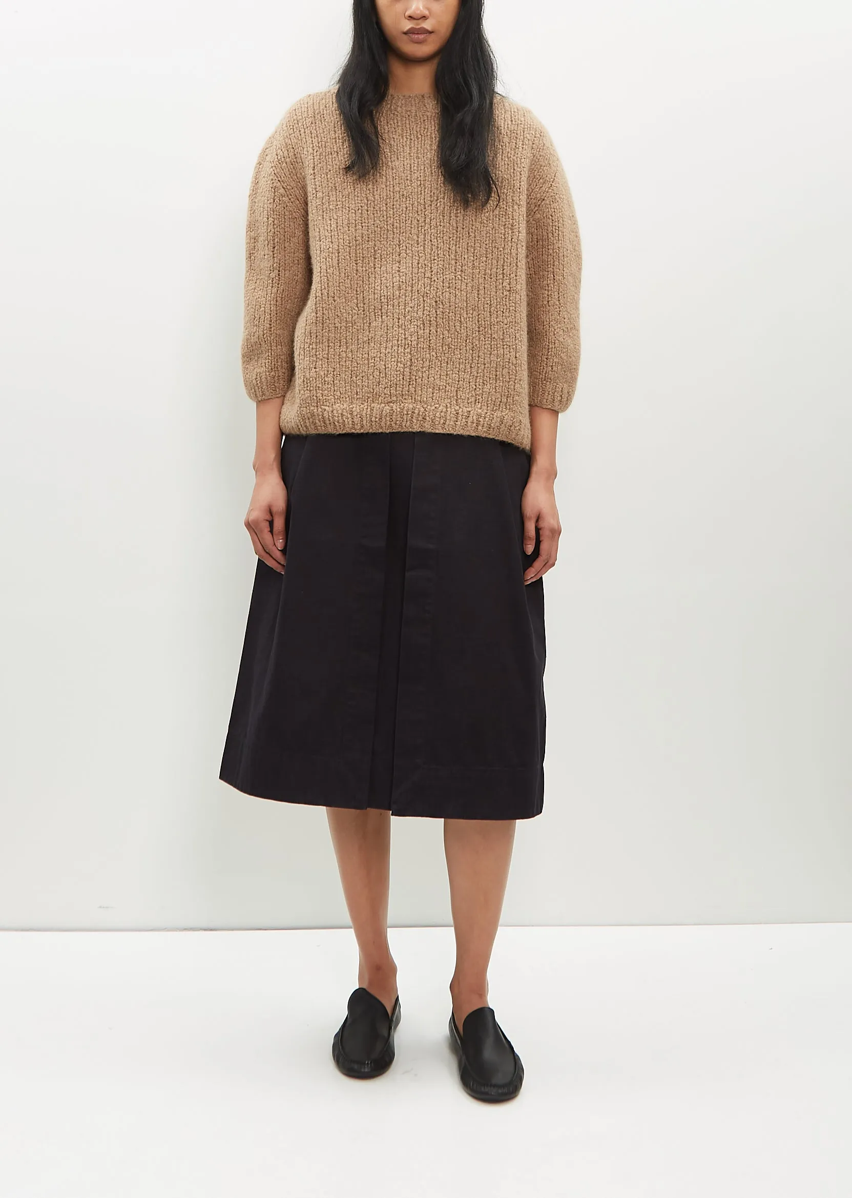 Momo Cashmere Sweater — Caramel