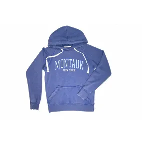 Montauk New York Weathered Pullover Hoodie