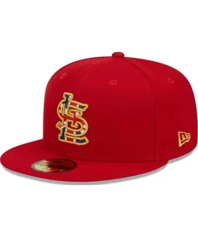 New Era Men's MLB St. Louis Cardinals 2023 MLB World Tour: London Series Flag Fill 59FIFTY Fitted Hat