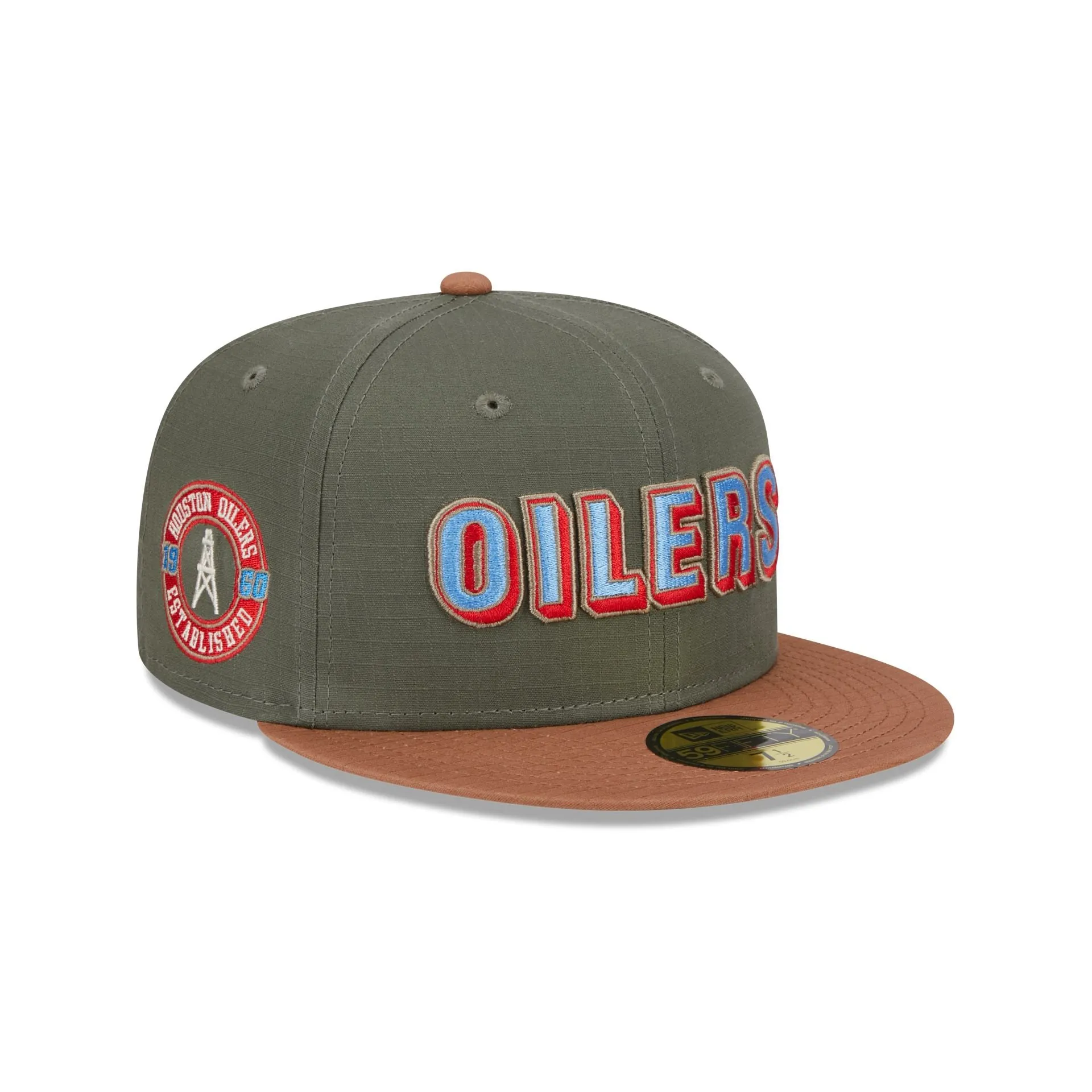 Oilers Ripstop 59FIFTY Fitted Hat