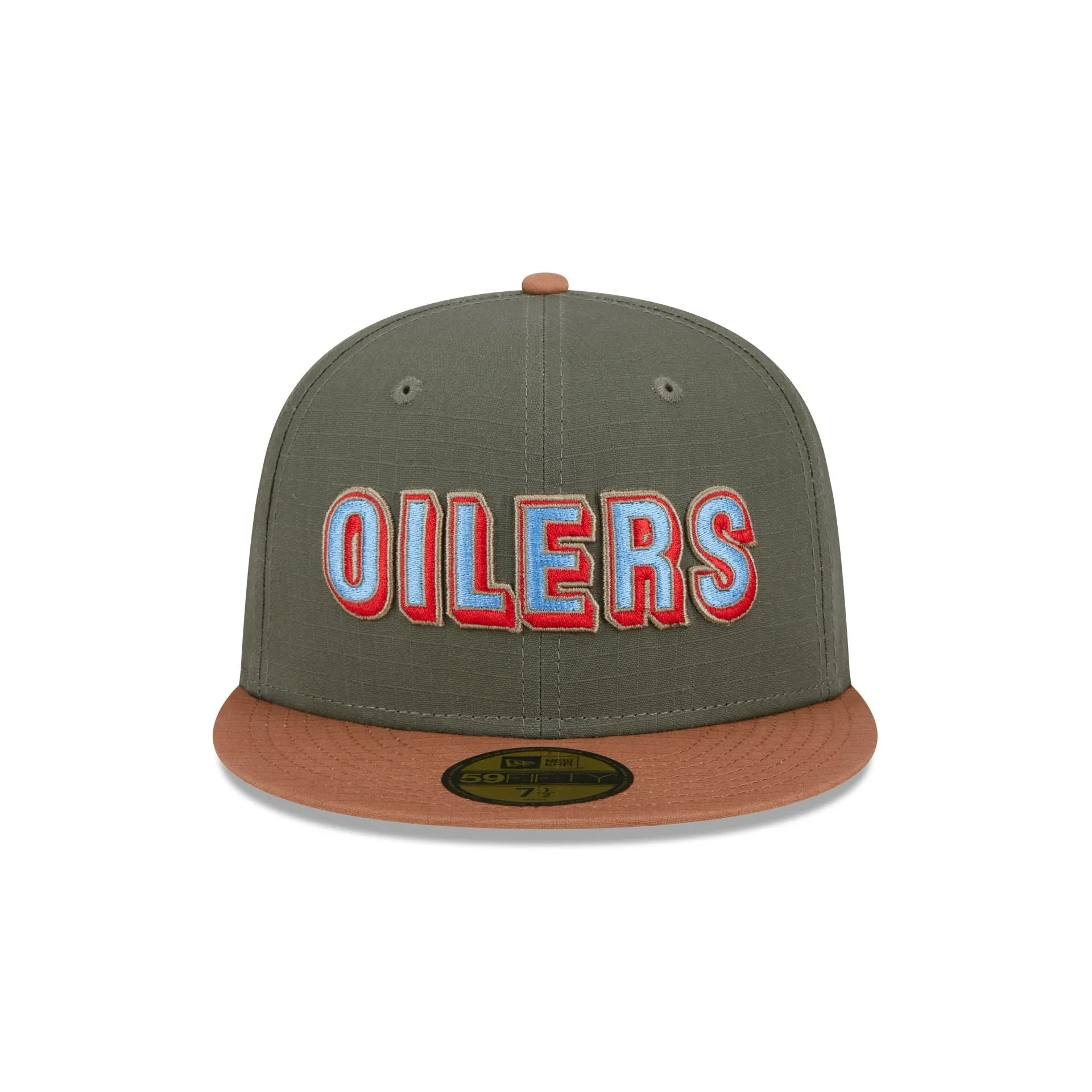 Oilers Ripstop 59FIFTY Fitted Hat