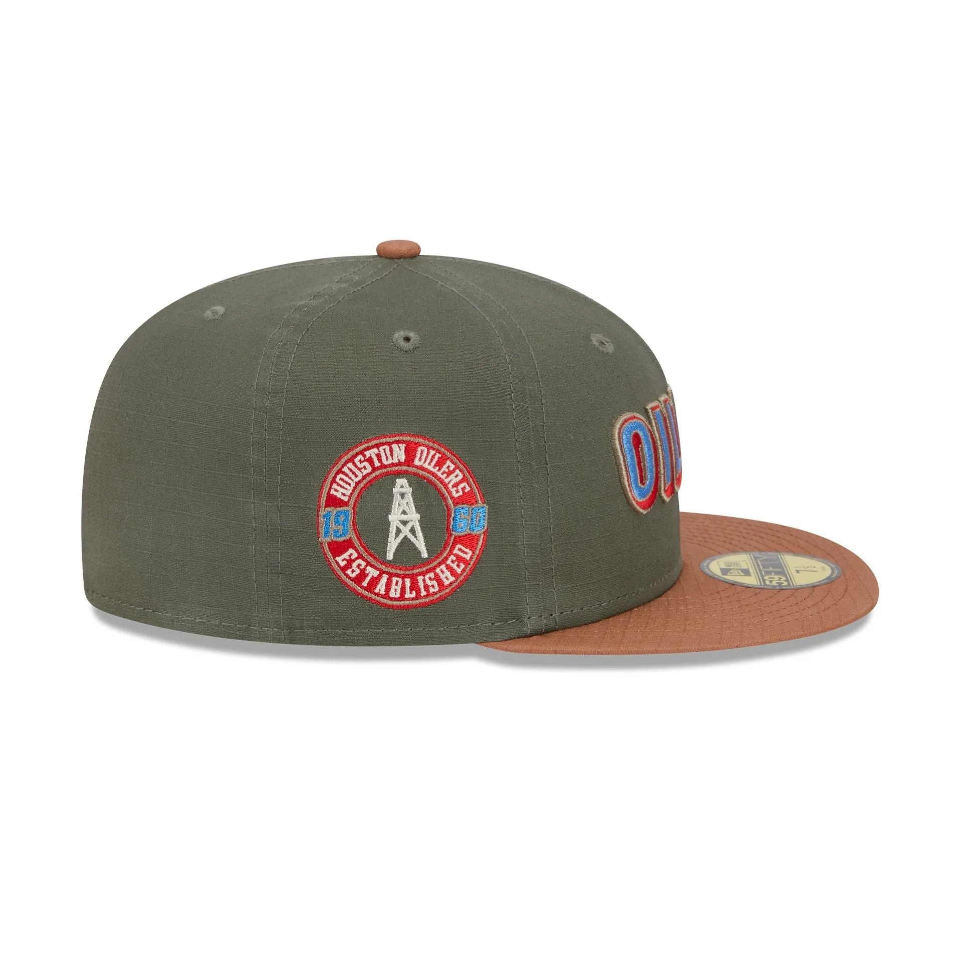 Oilers Ripstop 59FIFTY Fitted Hat