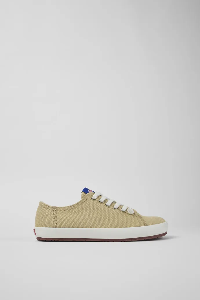 Peu Rambla Beige Textile Sneaker for Women