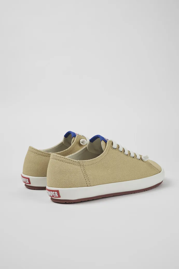 Peu Rambla Beige Textile Sneaker for Women