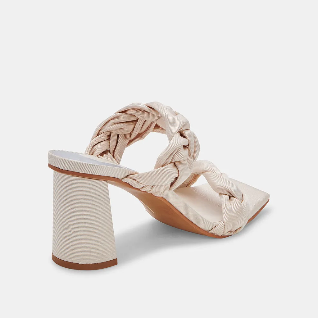 PHEBY HEELS BEIGE SILK– Dolce Vita 6742892511298