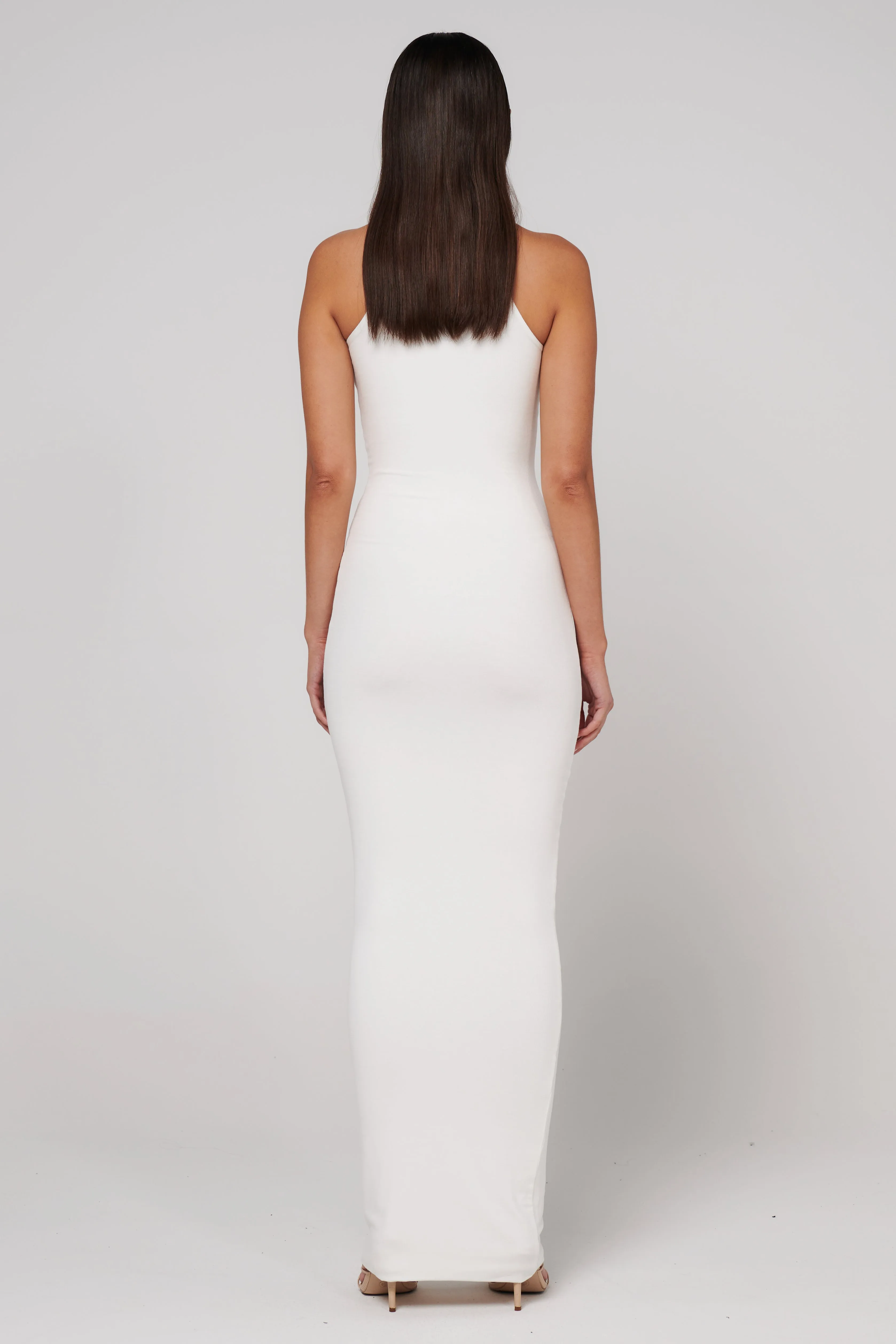 Raine Midi Dress - White