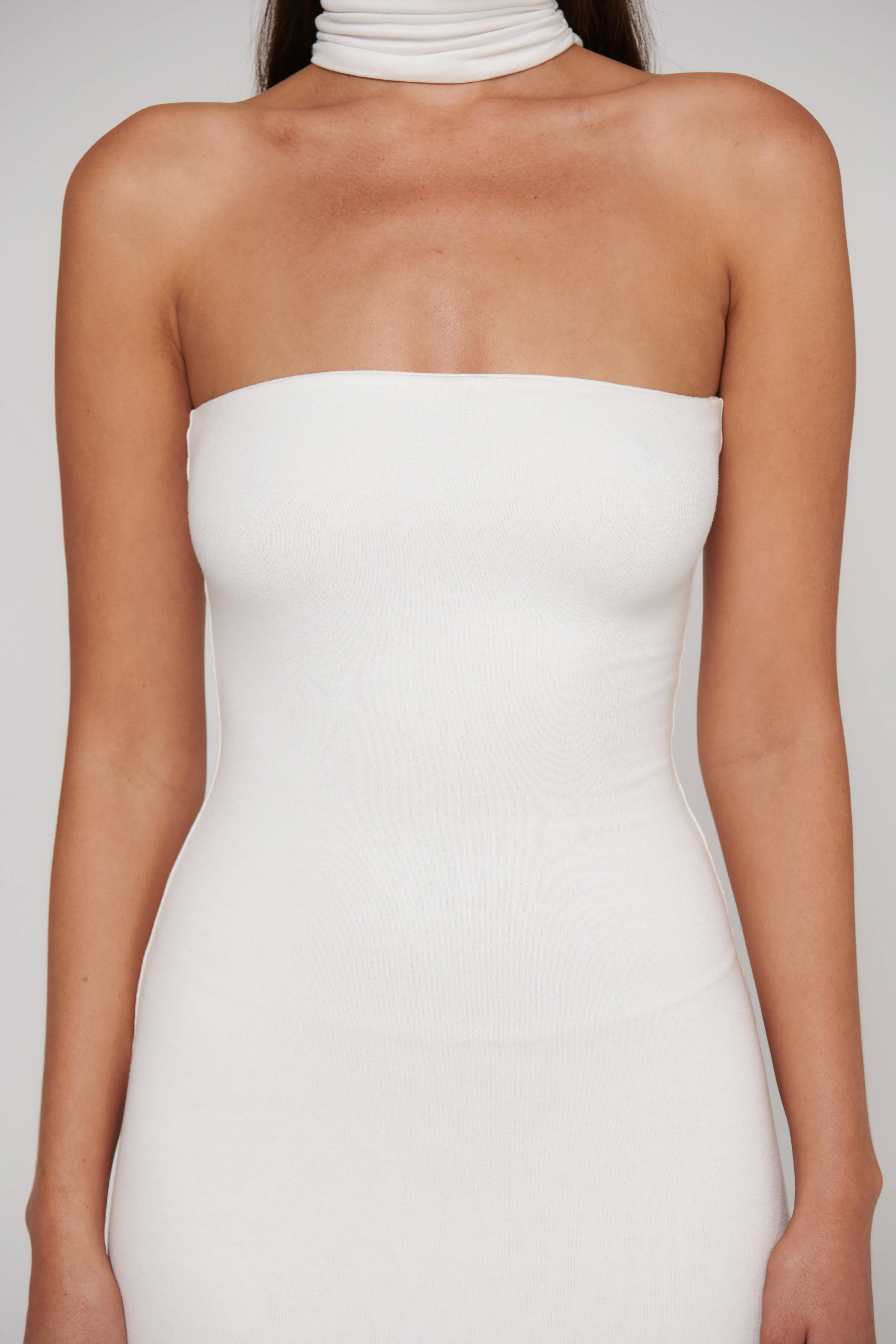 Raine Midi Dress - White